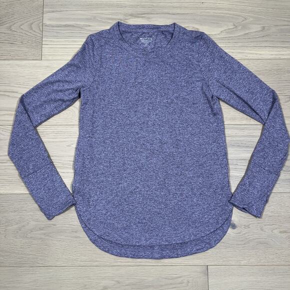 Athleta Tops - Athleta Womens Sz XS Performance T-Shirt Top Heathered Purple Stretch Athleisure